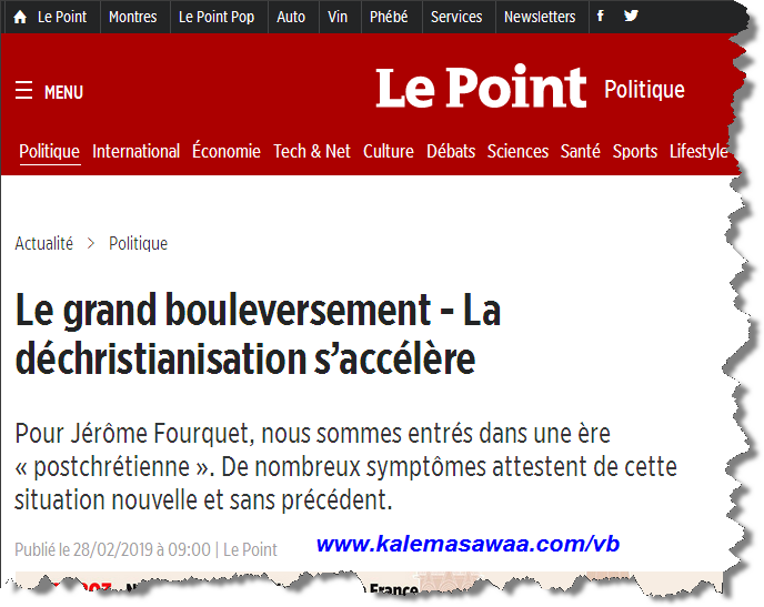dchristianisation sacclre France